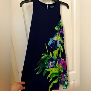 LRL sleeveless swing dress